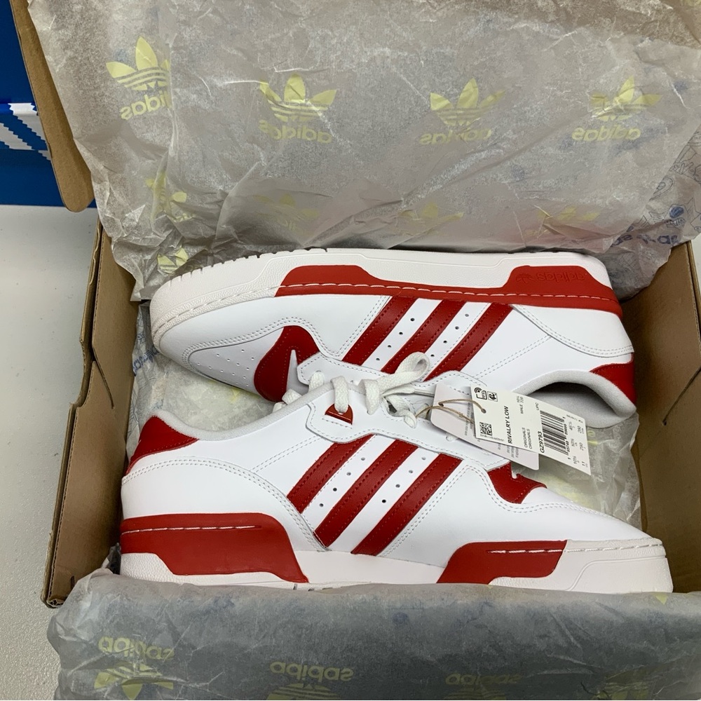 adidas Originals Rivalry Low Men's White Red GZ9793